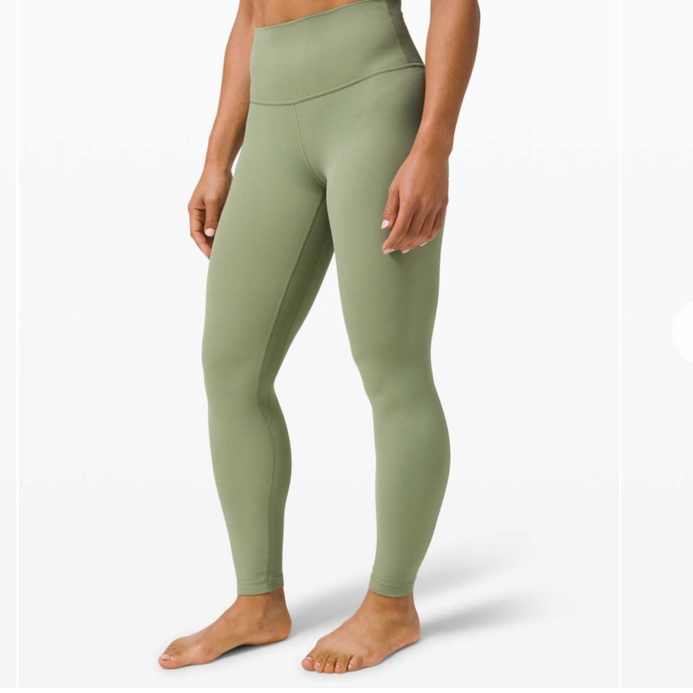 LAST CHANCE Lululemon Align Leggings 25” Size 8 Willow Green
